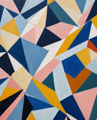 Oil painting. Abstract pattern for printing on wall decorations, fabrics, and for use in graphics.