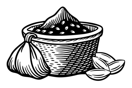 recommend clip art: Bakery product sketch