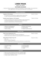 Professional, Modern CV/Resume Template | Easy-to-Edit, ATS-Friendly, and Customizable Design for Job Seekers