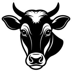 portrait of a cow
