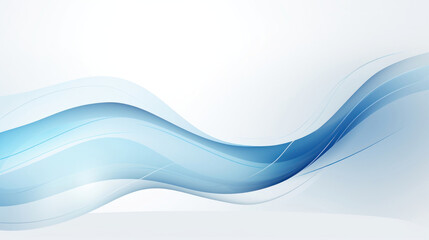 Obraz premium Border Soft wave abstract blue graphics outdoors nature.
