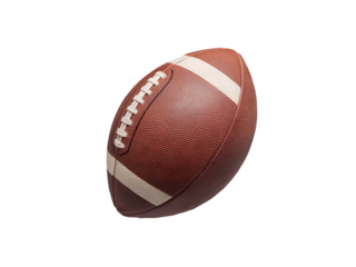 American football cutout or transparent 