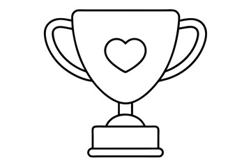 Eye-catching Vector Illustration Featuring a Colorful Trophy Symbolizing Victory and Accomplishment
