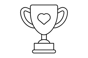 Stunning Vector Illustration of a Colorful Trophy Perfect for Celebrating Achievements and Awards
