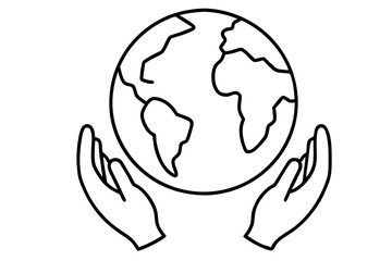Brightly Colored Globe Vector Art Capturing the Beauty of Our Planet and Its Environments
