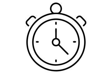 Eye Catching Colorful Clock Vector Design to Brighten Up Your Space with a Splash of Color
