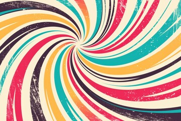 Colorful Spiral Abstract Background Design
