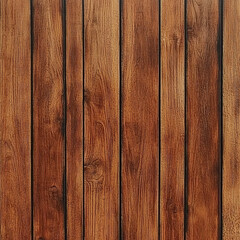 Obraz premium Rich brown wooden texture background featuring vertical planks, creating warm and inviting atmosphere. Ideal for rustic or natural themed designs