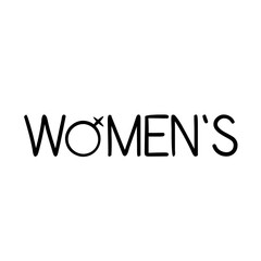 women's writing with female gender identity icon without background