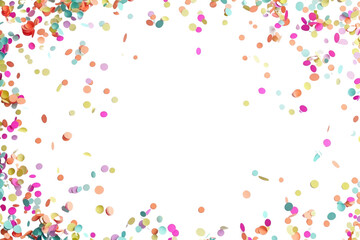 PNG  Colorful confetti celebration background