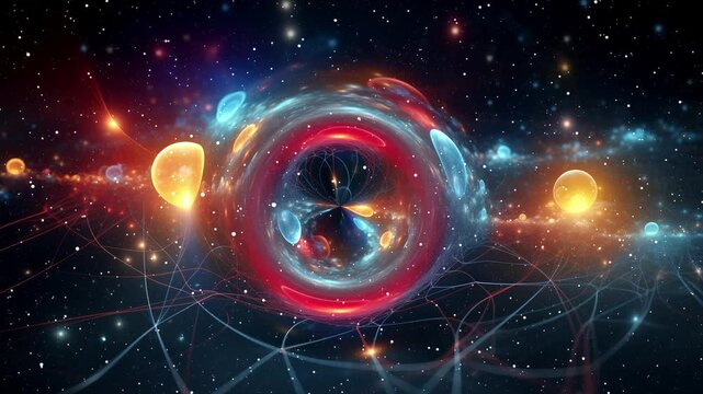 Microscopic Worm Hole Connecting Parallel Universes In String Theory Quantum Physics