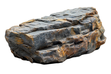 Close-up of a Rough and Textured Rock Formation