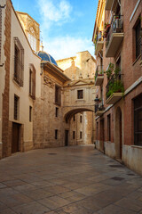 Behind Valencia Cathedral