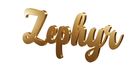 Luxury 3D gold text 