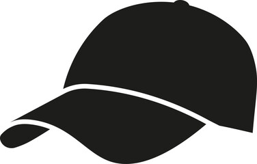 Baseball cap icon. Baseball hat. Vector. Flat design.	