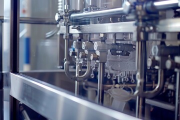 Milk processing plant flow pasteurization units for milk safety