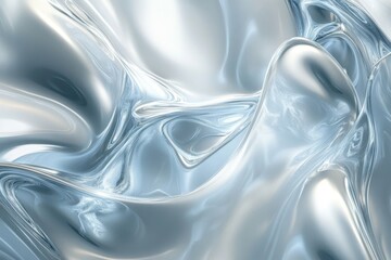 Flowing Silver Fluid