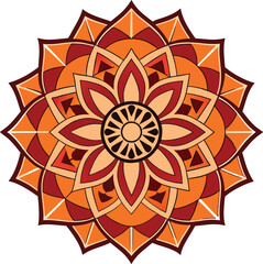 Ornamental luxury mandala pattern  design