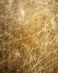 Obraz premium Intricate golden lines crisscross the surface, reflecting light and creating an abstract composition that evokes movement and energy. Generative AI