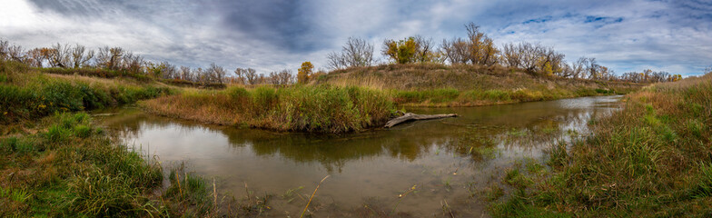 Moose Jaw River in Autumn