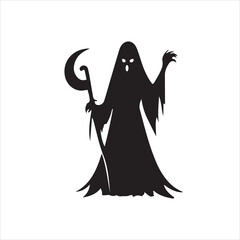 Halloween vector, and Jack-o'-lantern, Ghost, Bat, Black Cat, Spider Web, Witch Hat, Moon and Stars, Skeleton, Vampire, Zombie