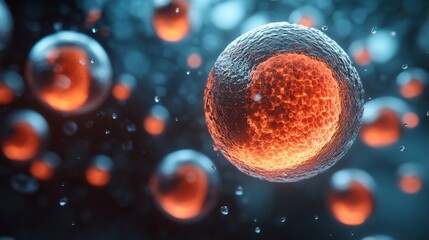 Human stem cell therapy research in 3D: Explore cellular biology, cancer treatment, DNA