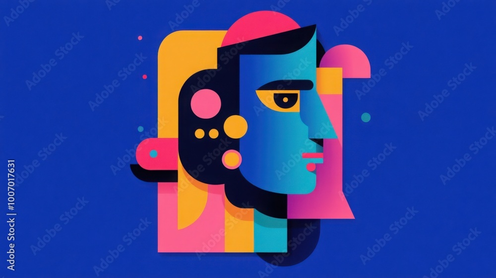 Poster modern ai design for custom creation