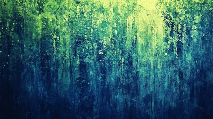 Fototapeta premium A blue and green background with a grainy, textured look.