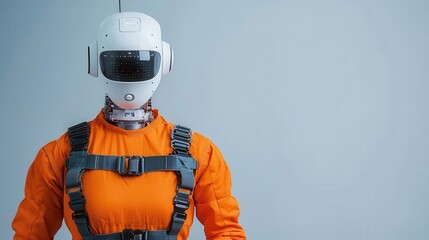 Engineers designing a robotic exoskeleton with advanced mechanical and control systems, exoskeleton design, biomechanics