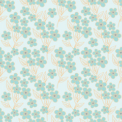 textile design with beautiful flowers pattern image