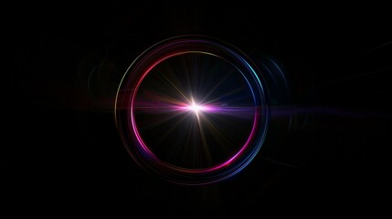 Colorful Lighting  lens flare background 