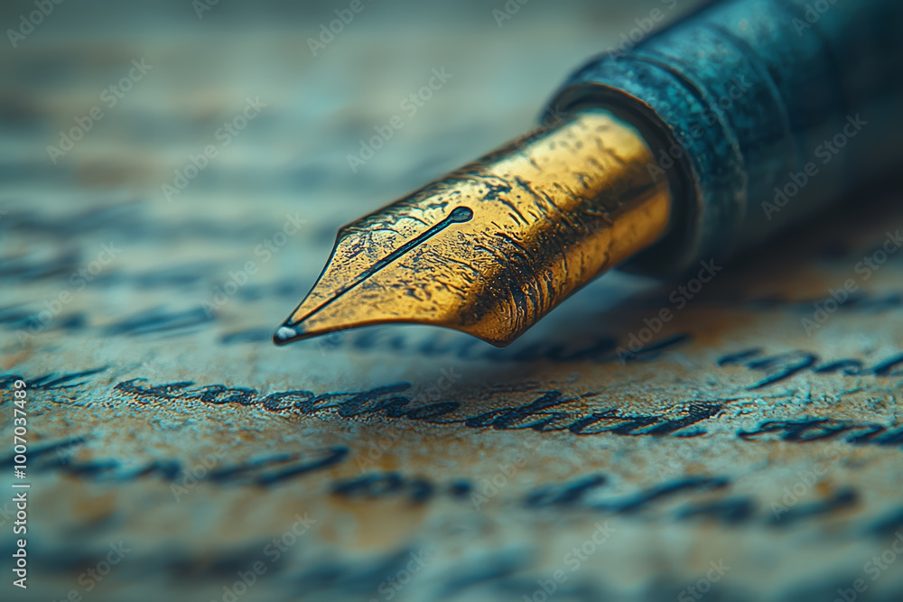 Poster an ai tool assisting writers with grammar and style suggestions while composing articles. concept of