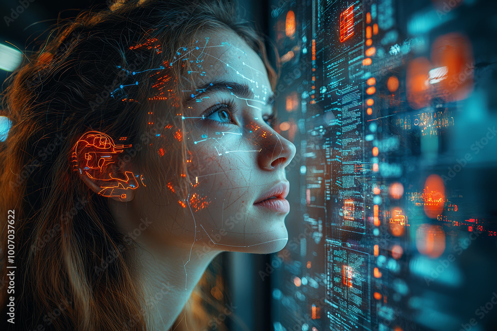 Poster an ai-based platform providing mental health support through interactive conversations. concept of a