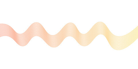 Abstract dynamic multicolor lines, waves. technology line stripe isolated science digital flowing black line. gradient colorful flowing wave design element. wavy lines gradient background. 