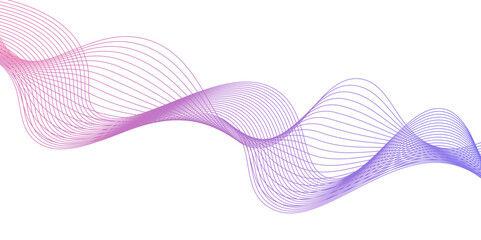Abstract dynamic multicolor lines, waves. technology line stripe isolated science digital flowing black line. gradient colorful flowing wave design element. wavy lines gradient background. 