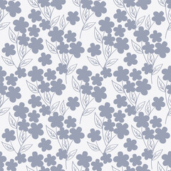 Textile and digital seamless floral vector design