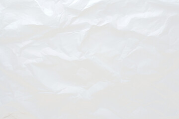 Crumpled white paper png overlay effect, transparent background