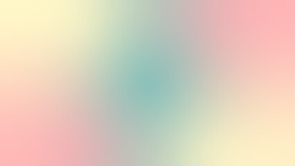 Smooth gradient background. Pastel colors. Light pink, blue, yellow