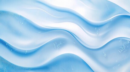 Soft Blue Waves Abstract Background Design