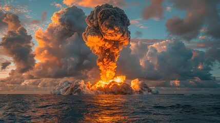 Nostalgic Science Experiment, exploring the impact of nuclear tests on ocean environments, highlighting historical events and their implications for marine ecosystems.