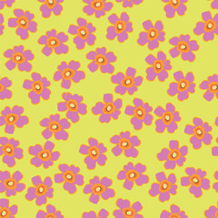 Watercolor seamless pattern with flowers. Vintage floral pattern. Flower seamless pattern. Botanical art. Floral botanical collection. Wedding floral set. Watercolor botanical design.