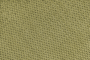 Texture of khaki jacquard fabric of diagonal rough weave cloth structure macro background