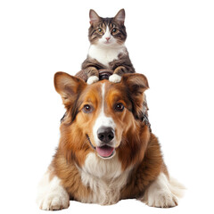 Joyful Companionship Unleashed transparent background