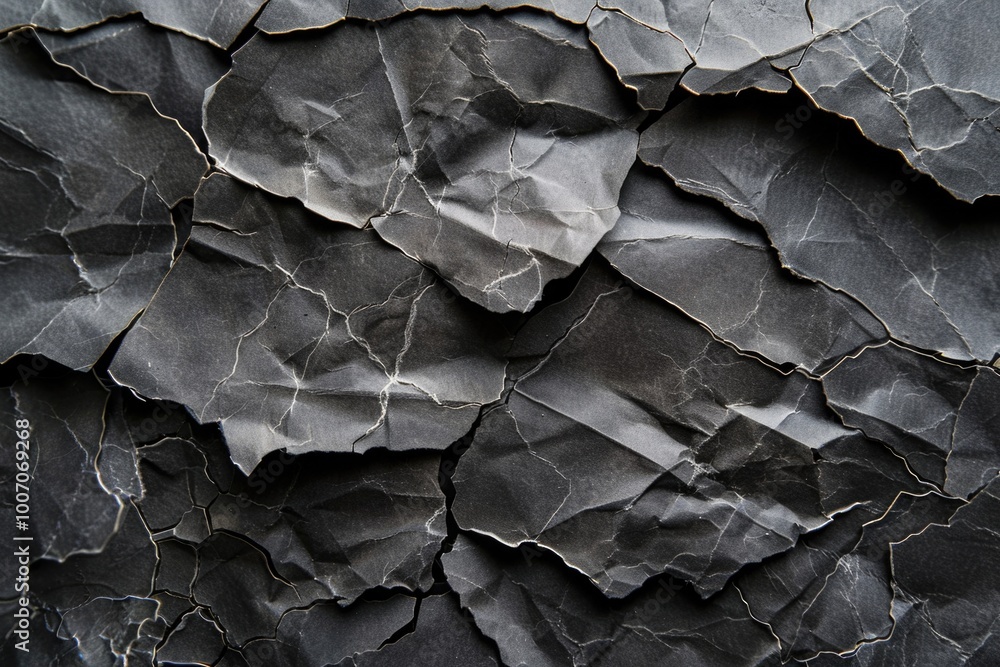 Poster a close-up shot of a piece of black paper with no additional elements in sight