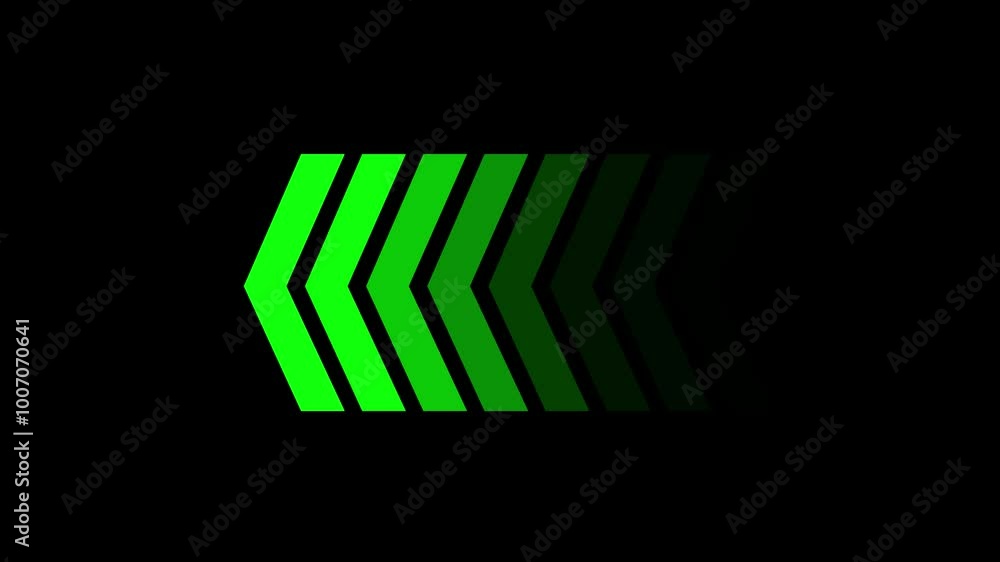 Poster left-pointing arrow icon. left-direction arrow. arrows sign on the black background and pointing to 