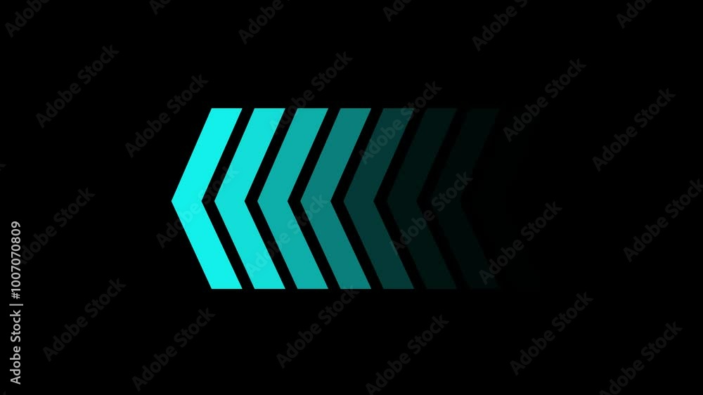 Poster left-pointing arrow icon. left-direction arrow. arrows sign on the black background and pointing to 