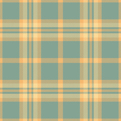 Good vector background fabric, flow texture plaid seamless. Oktoberfest pattern check tartan textile in pastel and orange colors.