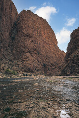Todgha Gorge: A majestic canyon carved by time in the Moroccan Atlas Mountains.