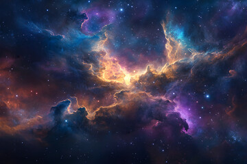 Ethereal Cosmic Wonders: A Glimpse into the Dazzling Beauty of Nebula