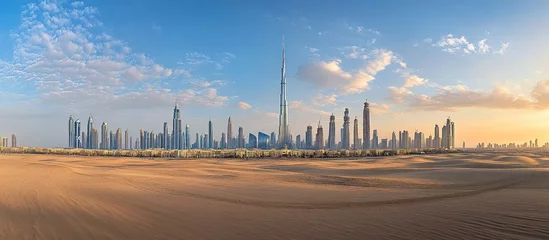 Dubai Downtown skyline.